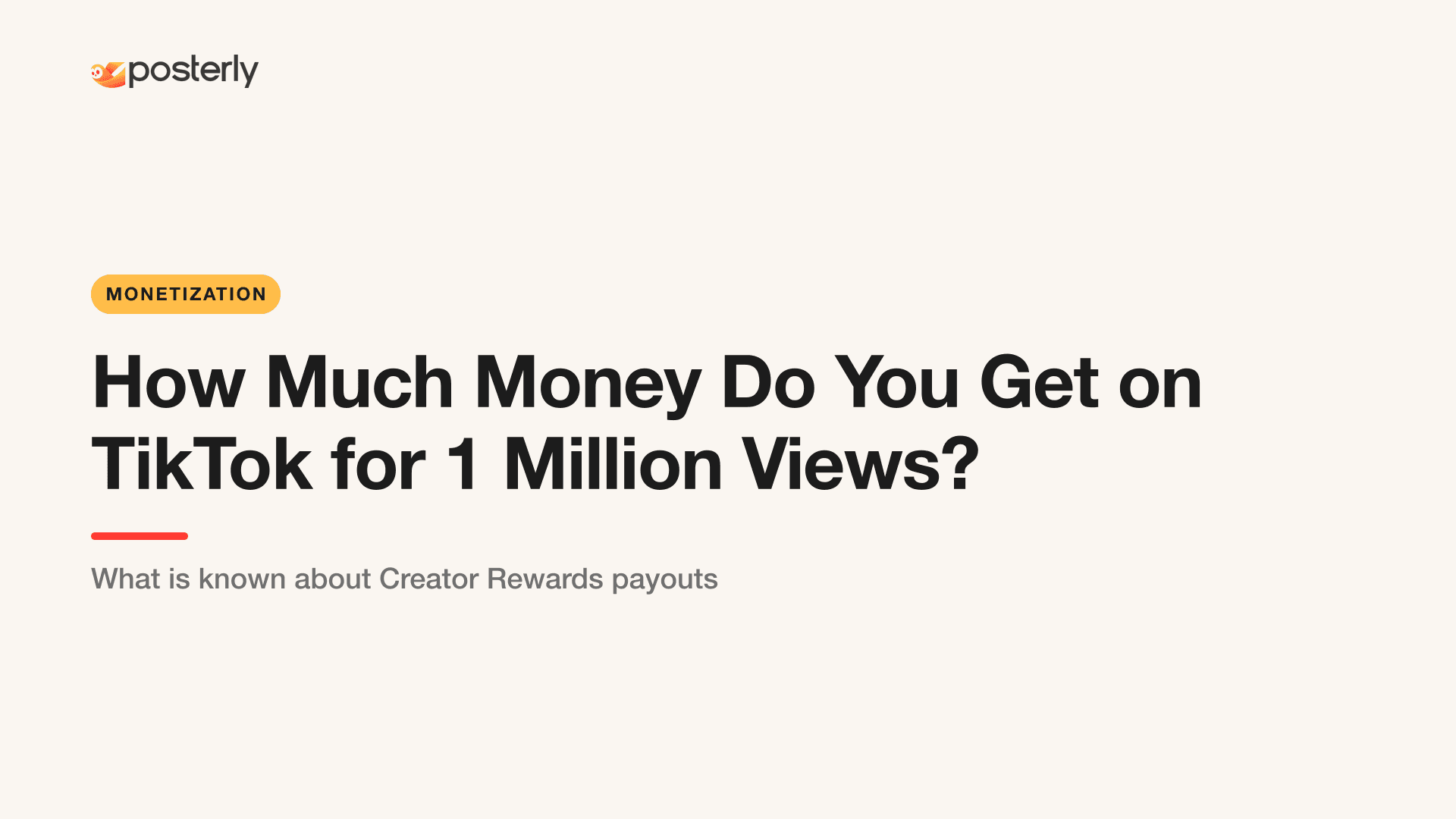 How Much Money Do You Get on TikTok for 1 Million Views?
